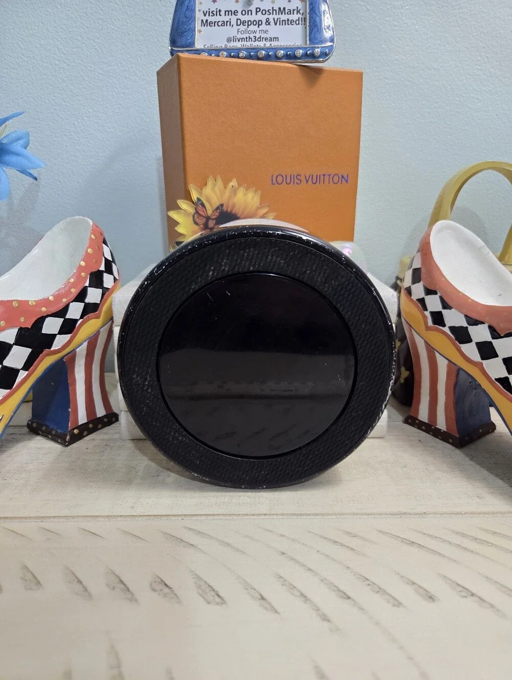 Kate Spade Art Dot Pet Bowl Black White Small 16 oz EUC